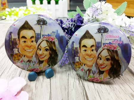 Aimant époxy de mariage